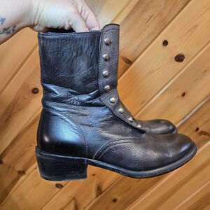 Ariat Black Leather Ankle Boots